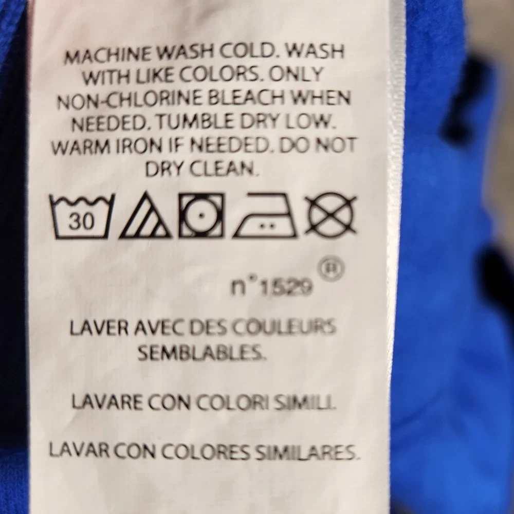 Polo Ralph Lauren Jogger Mens Large 14-16‎ Royal Blue Sweatpants Flame Logo